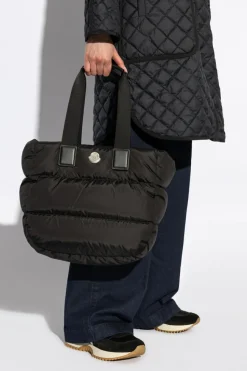 Moncler BLACK Bag Caradoc in shopper style