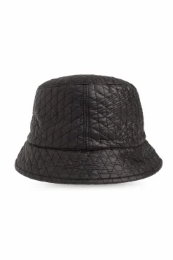Moncler BLACK Bucket hat with logo