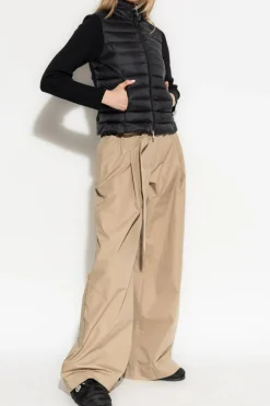 Moncler BLACK Cardigan with quilted front
