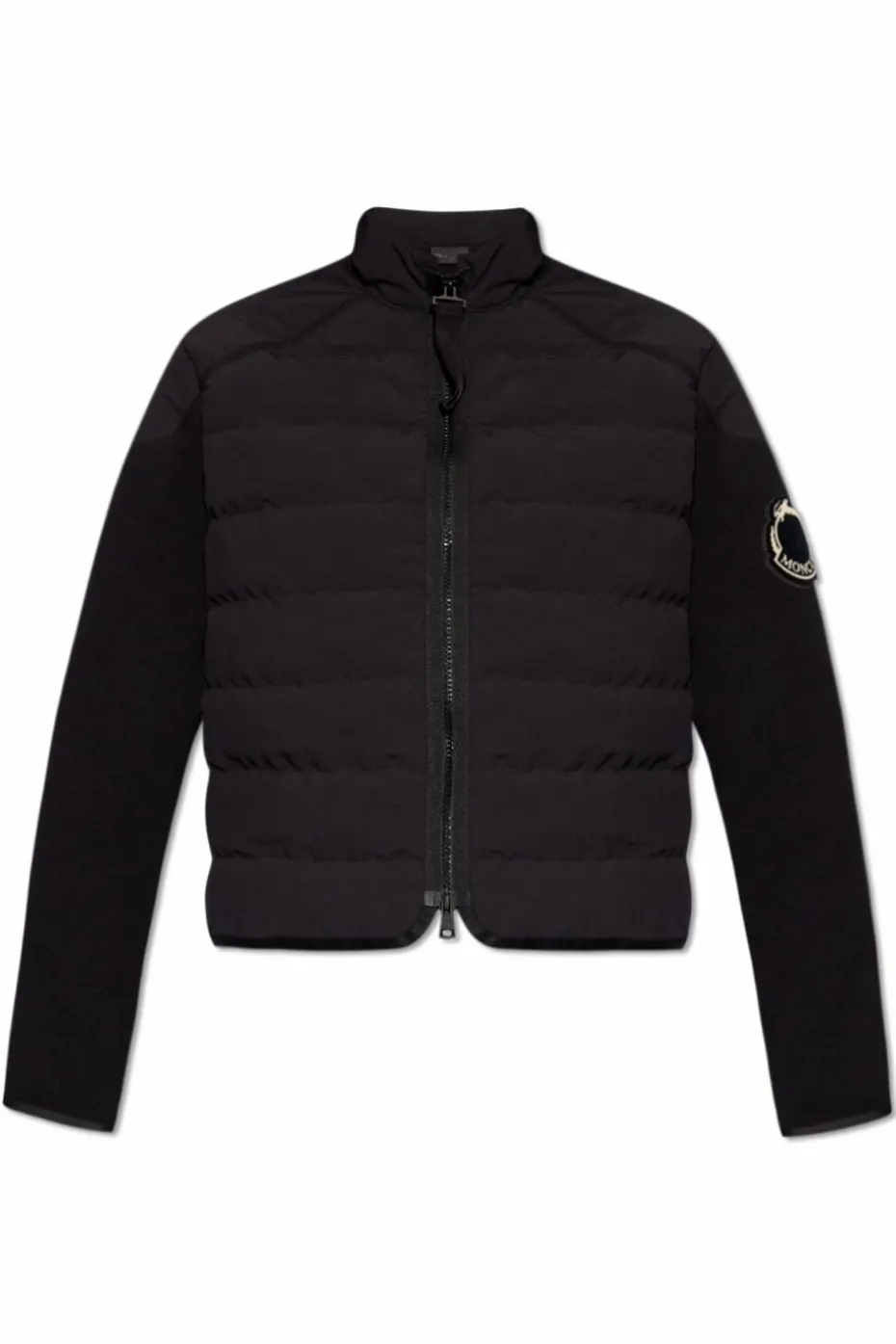 Moncler BLACK Cardigan with down front