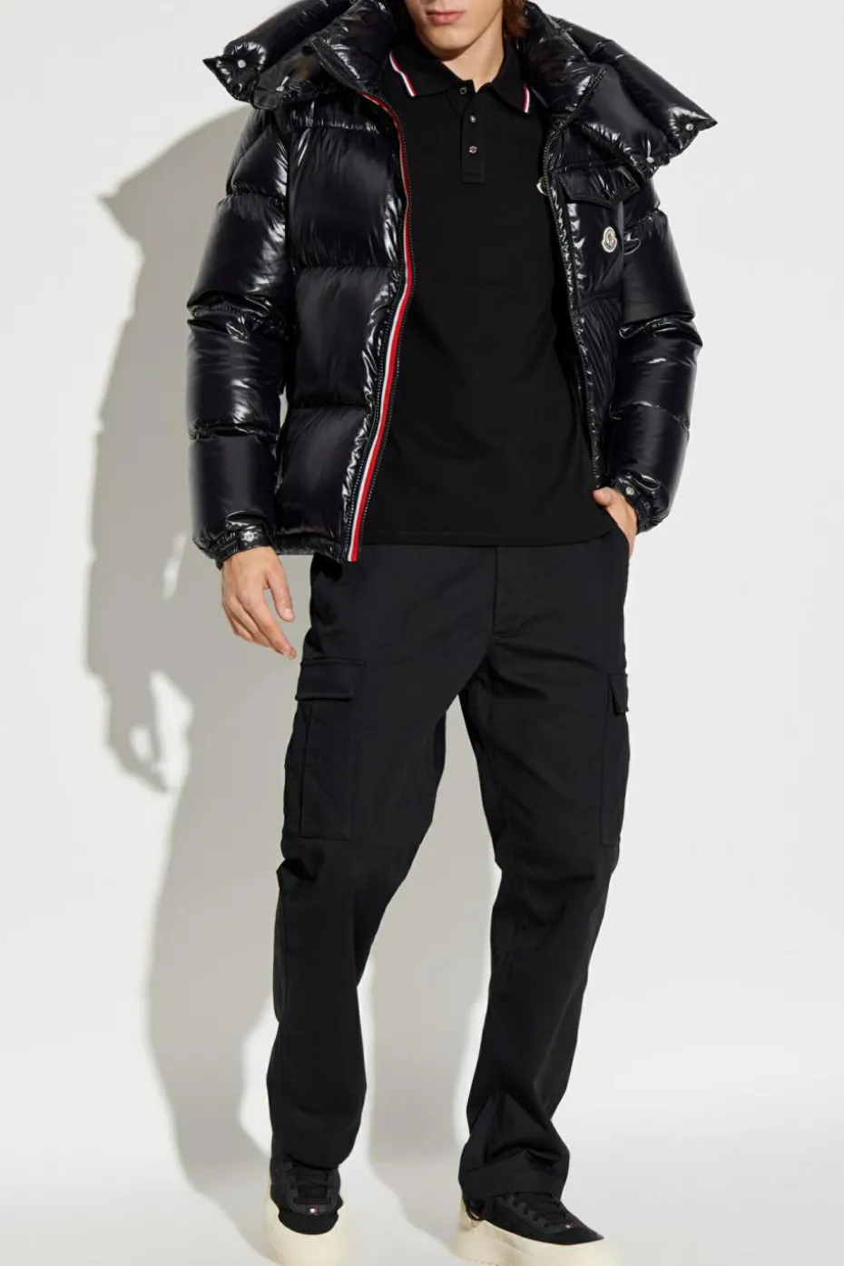 Moncler BLACK Cotton polo