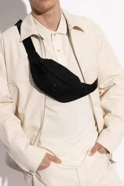 Moncler BLACK Dog waist bag