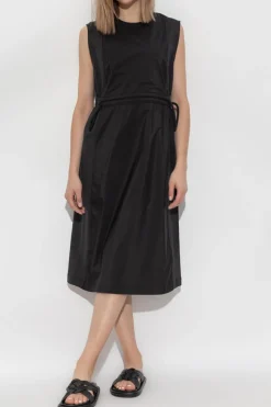 Moncler BLACK Dress with logo