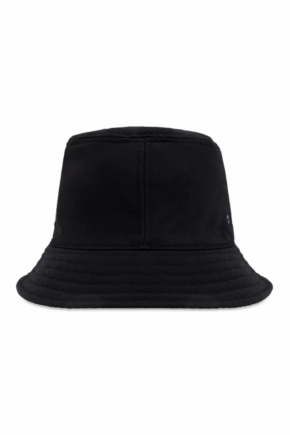 Moncler BLACK Hat with logo patch