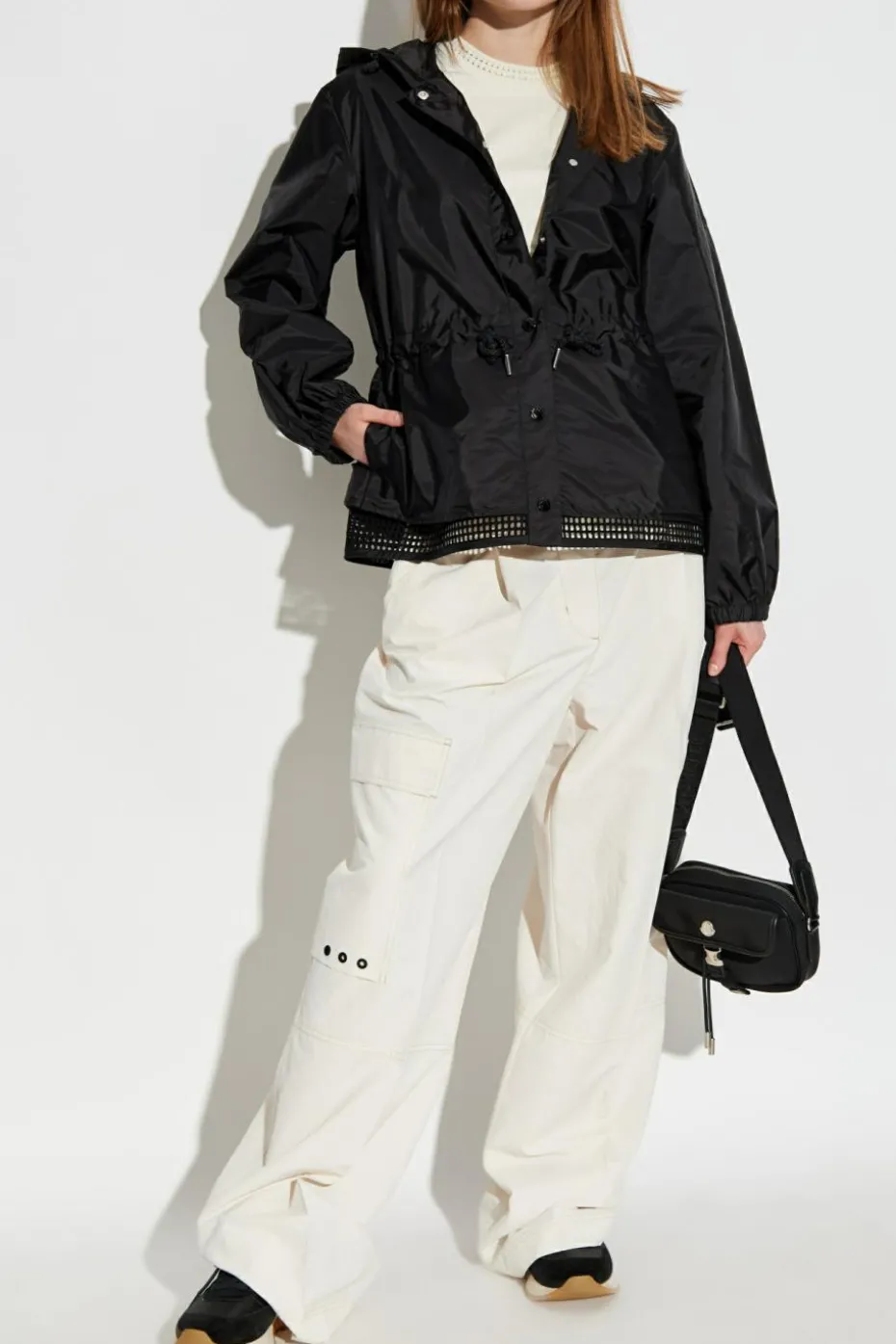 Moncler BLACK Hooded jacket Rochebonne