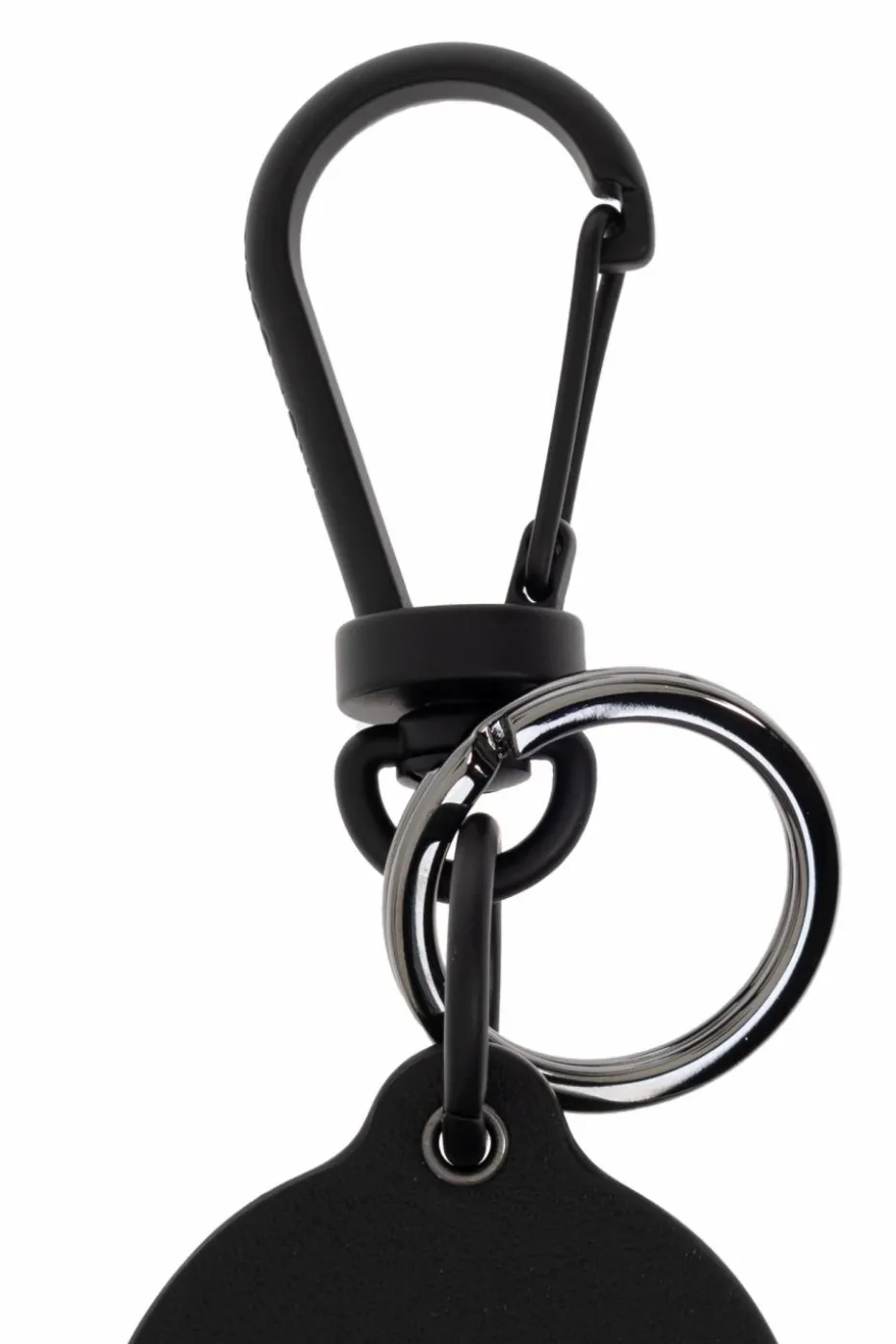 Moncler BLACK Keychain with logo
