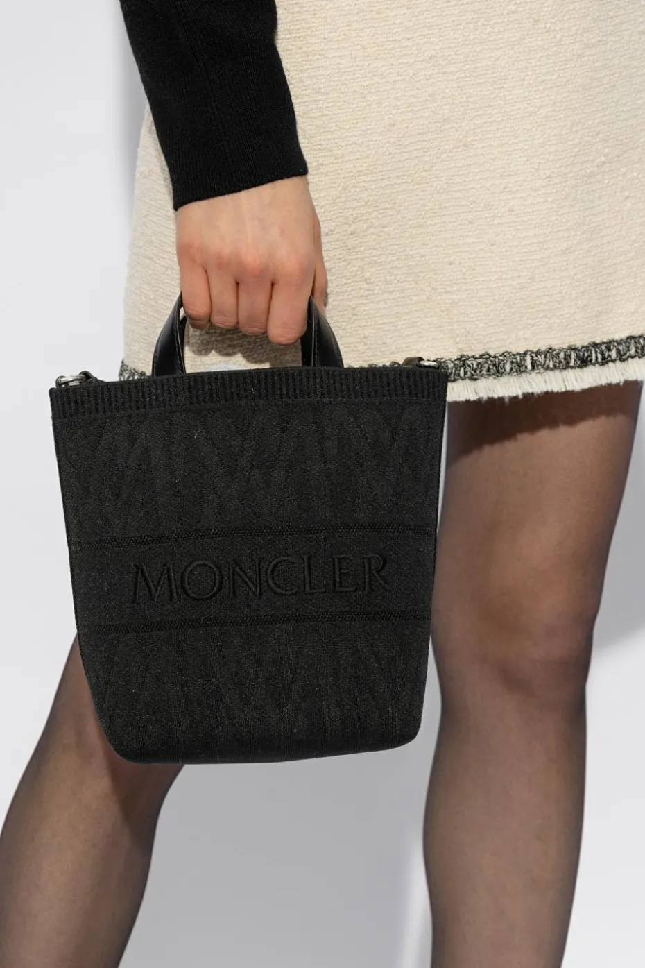 Moncler BLACK ‘Knot Mini’ shoulder bag