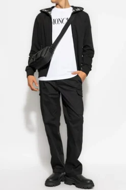 Moncler BLACK Pants with pockets