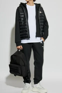 Moncler BLACK Pants with logo