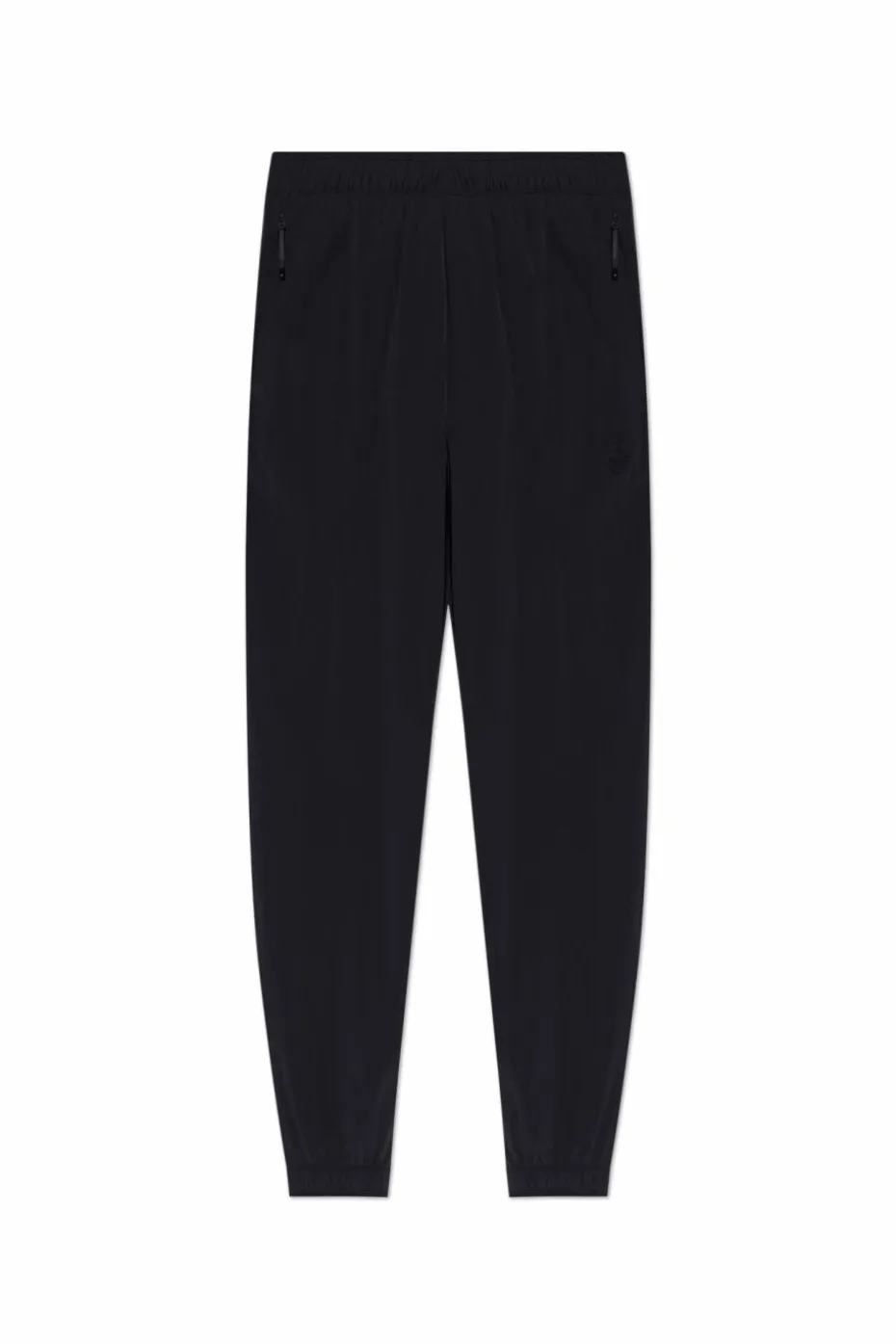 Moncler BLACK Pants with logo patch