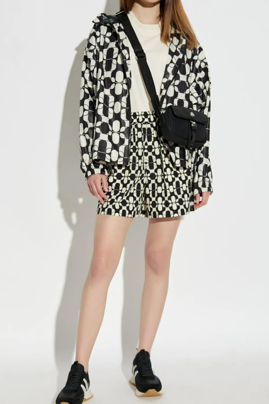 Moncler BLACK Patterned shorts