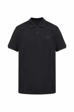 Moncler BLACK Polo with logo