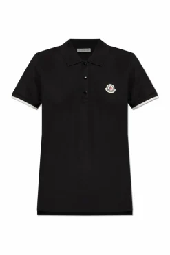 Moncler BLACK Polo with logo