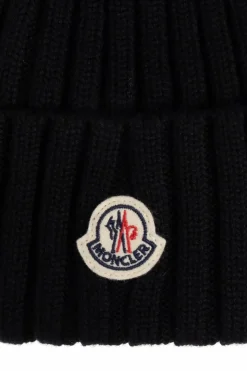 Moncler BLACK Pom-pom beanie