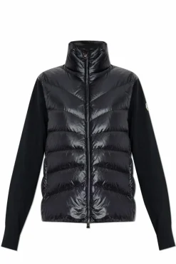 Moncler BLACK Quilted down cardigan