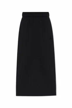 Moncler BLACK Skirt with logo