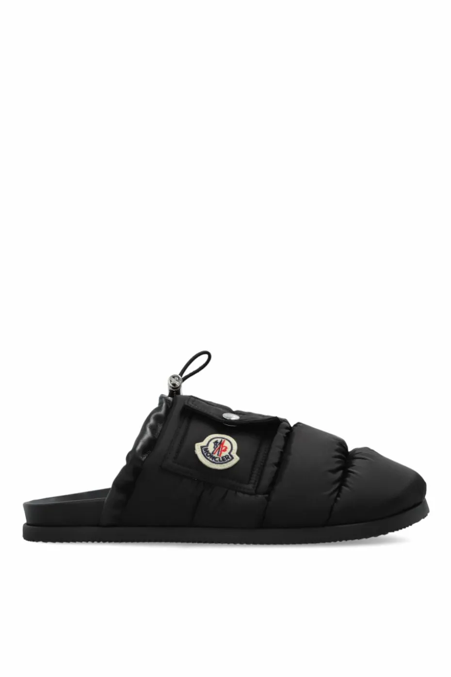 Moncler BLACK Slides Mon Pocket