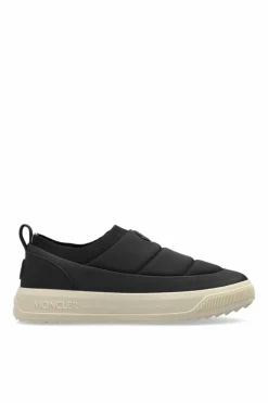 Moncler BLACK Sports shoes with logo patch