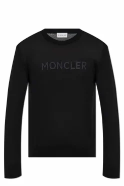 Moncler BLACK Sweater with logo