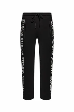 Moncler BLACK Sweatpants with logo