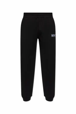 Moncler BLACK Sweatpants with logo