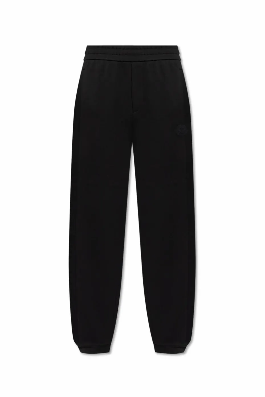 Moncler BLACK Trousers with logo
