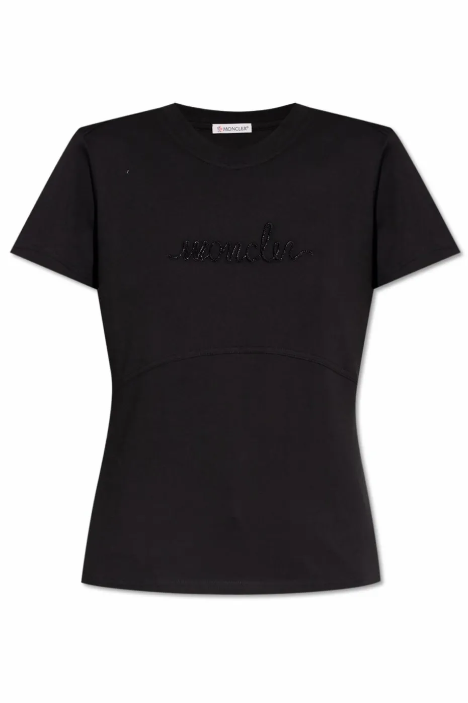 Moncler BLACK T-shirt with logo