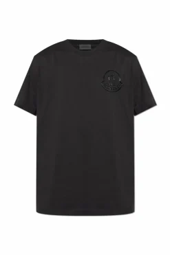 Moncler BLACK T-shirt with logo
