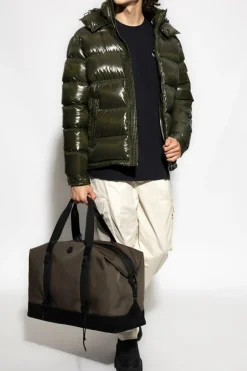 Moncler BLACK T-shirt with patches