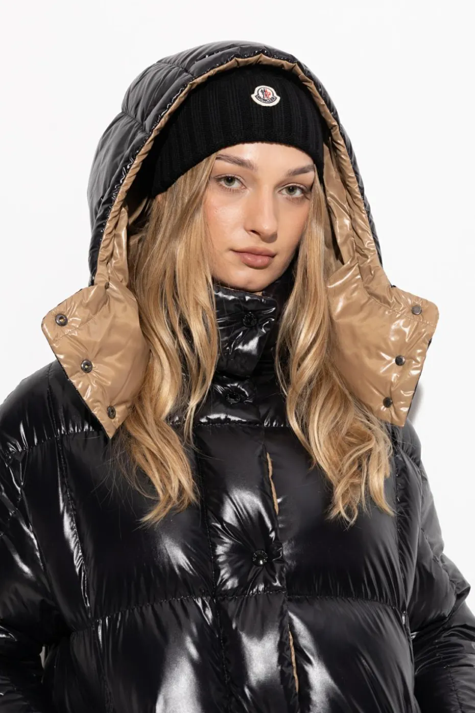 Moncler BLACK Wool hat