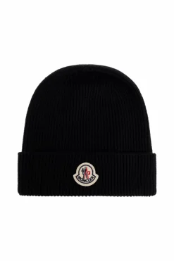 Moncler BLACK Wool hat