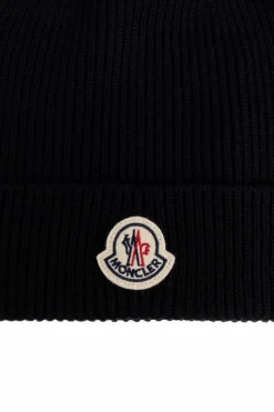 Moncler BLACK Wool hat