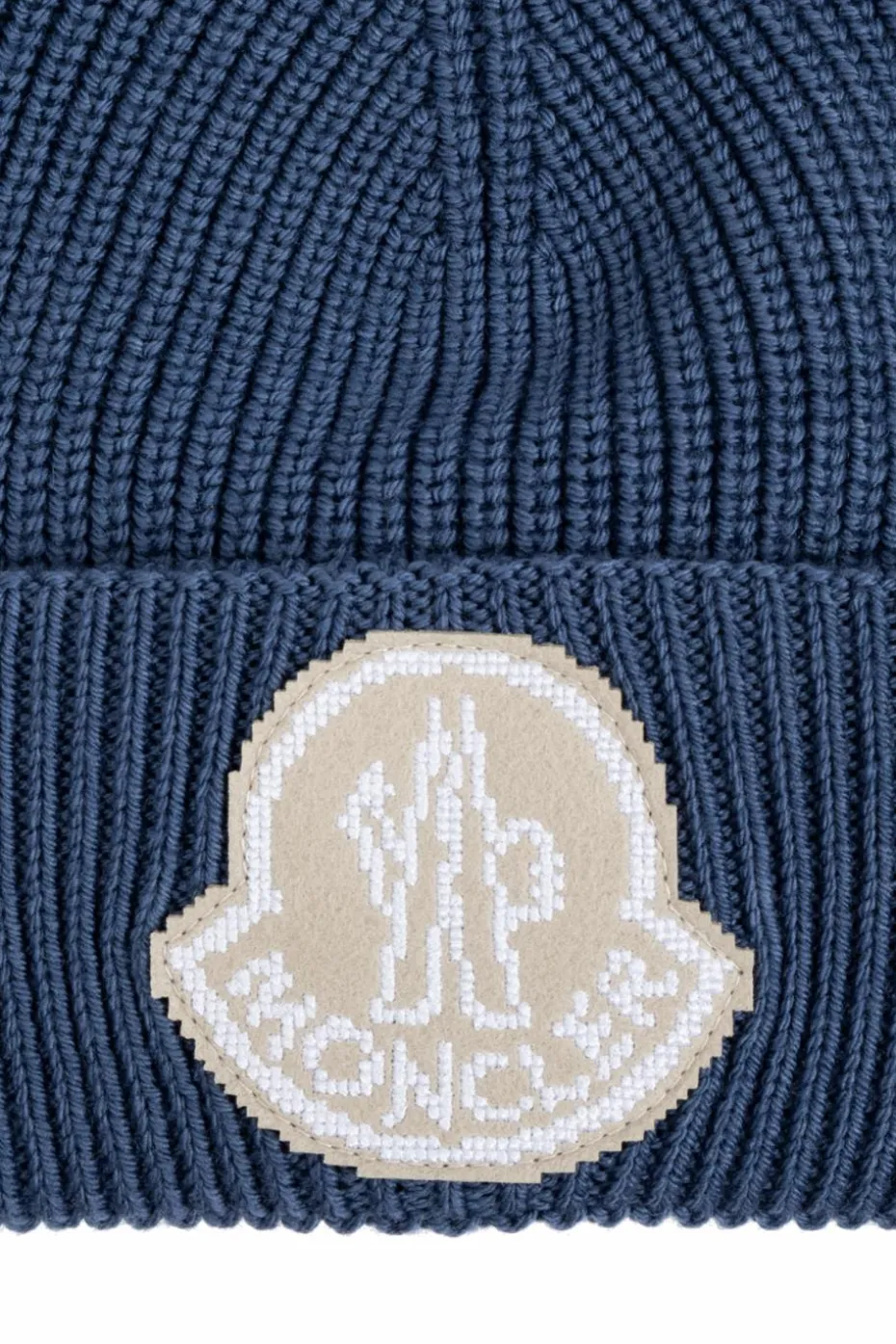 Moncler BLUE Cap with logo patch