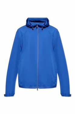 Moncler BLUE āClapierā rain jacket