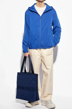 Moncler BLUE ‘Clapier’ rain jacket
