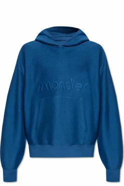 Moncler BLUE Hooded sweatshirt