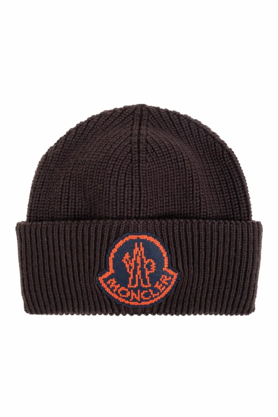 Moncler BROWN Cap with logo patch