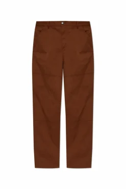 Moncler BROWN Pants with logo