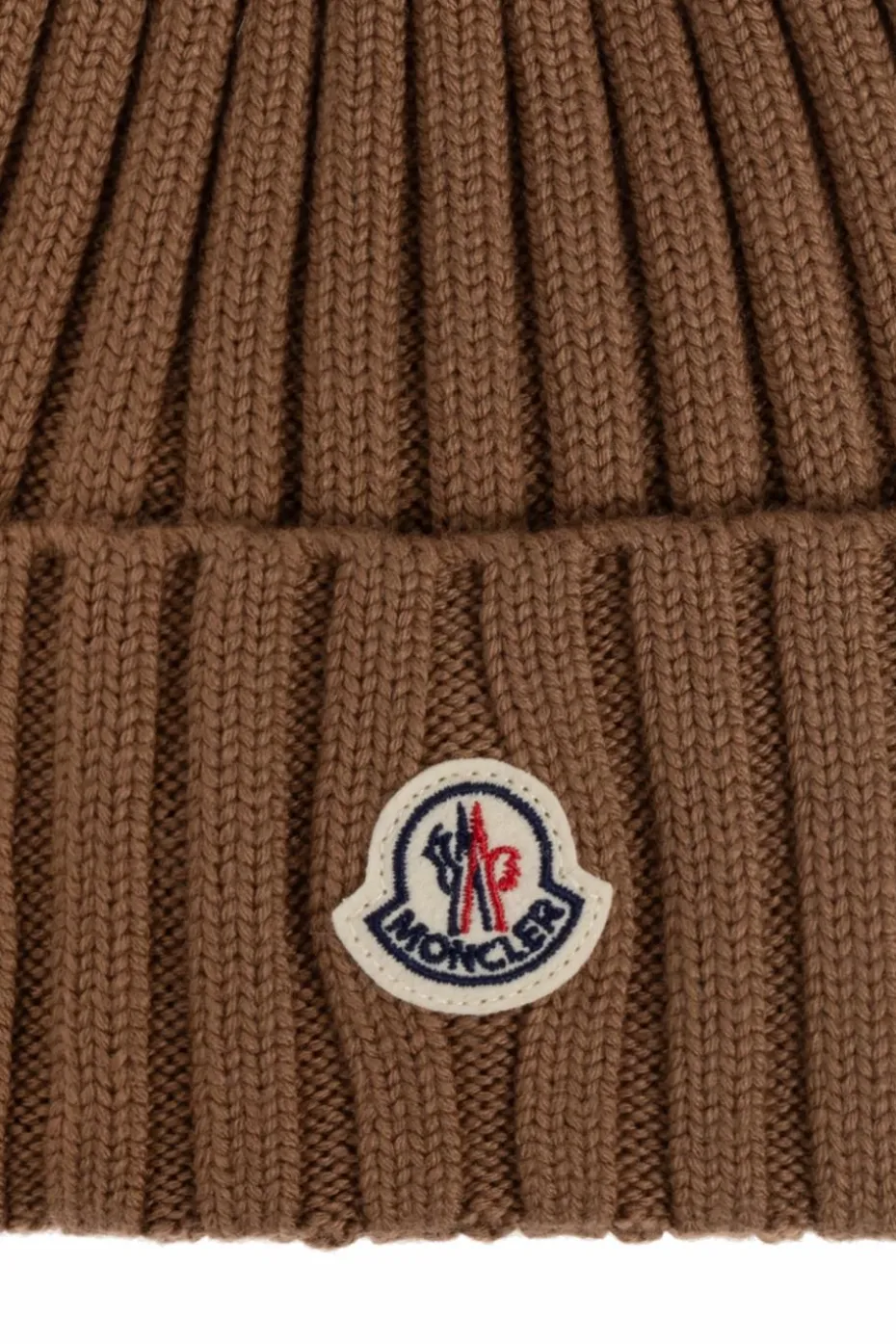 Moncler BROWN Pom-pom beanie