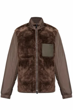 Moncler BROWN Reversible Jacket `Livra`