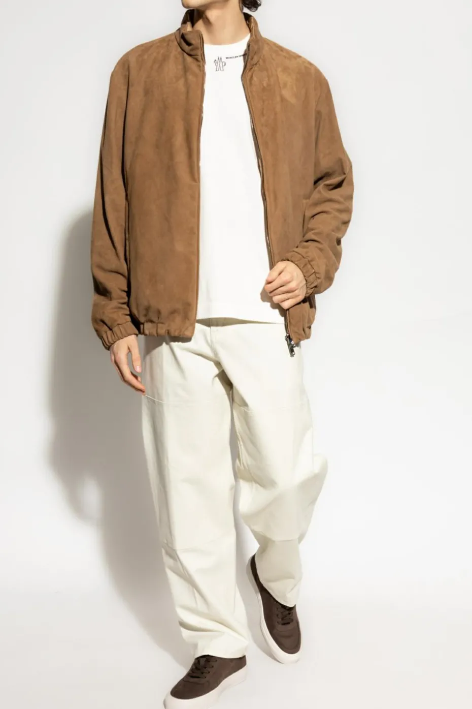 Moncler BROWN Reversible jacket Turbat