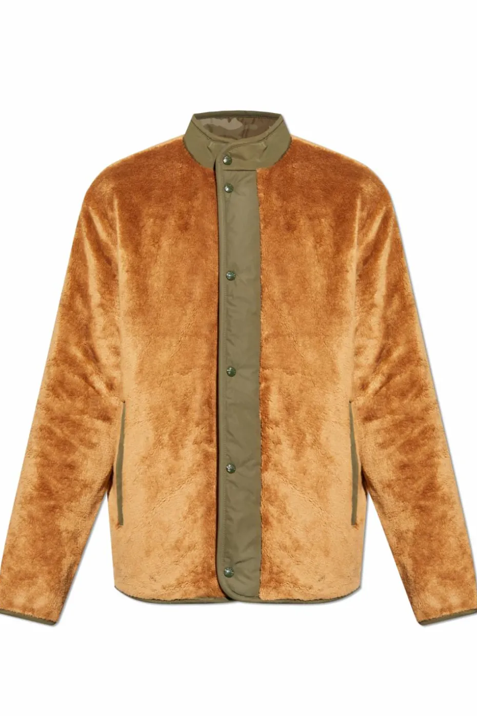 Moncler BROWN Reversible jacket `Rentigant`