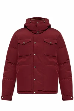 Moncler BURGUNDY Down jacket Fornas
