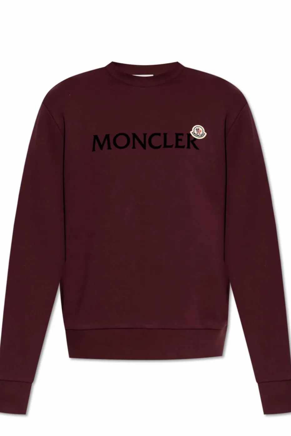 Moncler BURGUNDY Sweatshirt with logo