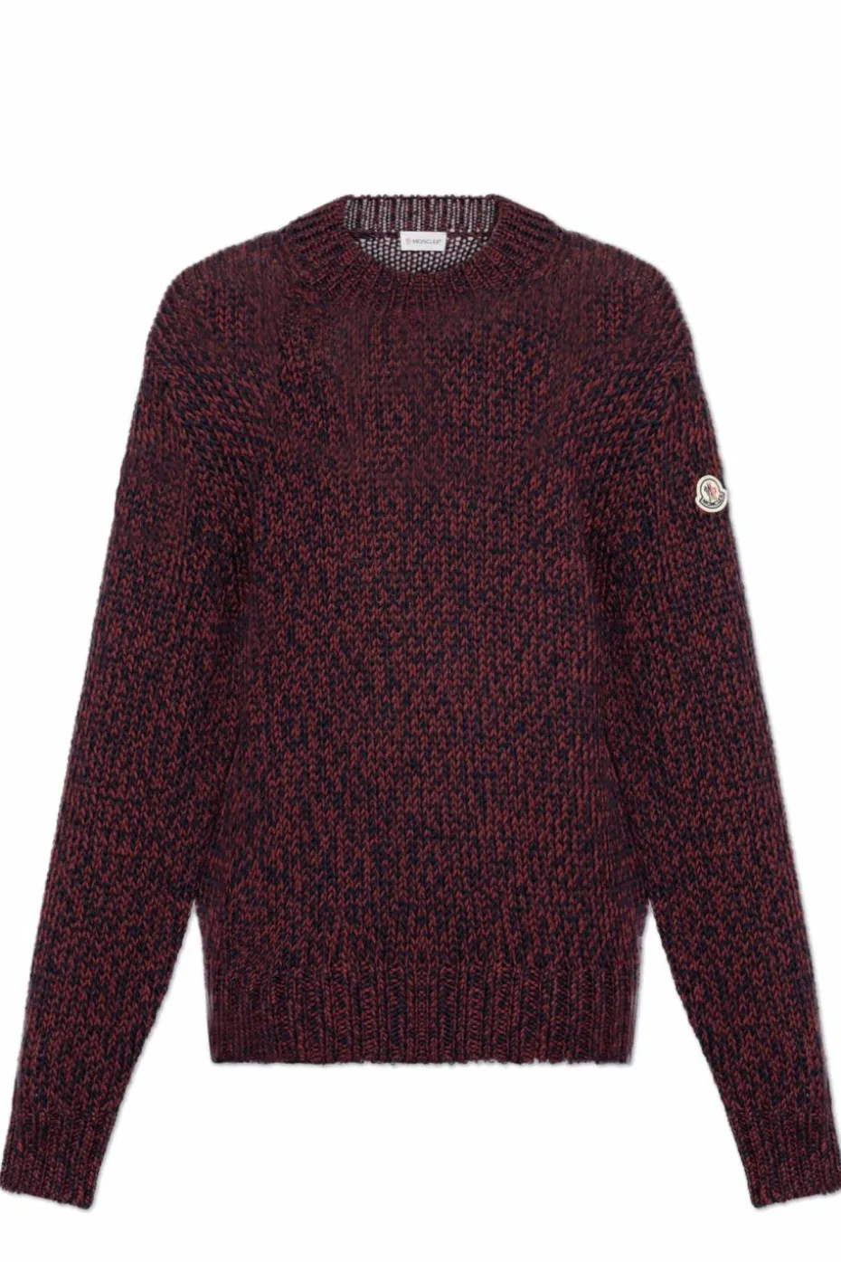 Moncler BURGUNDY Wool Sweater