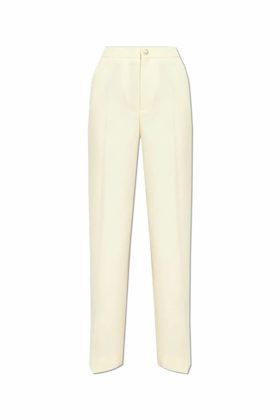 Moncler cream Creased trousers