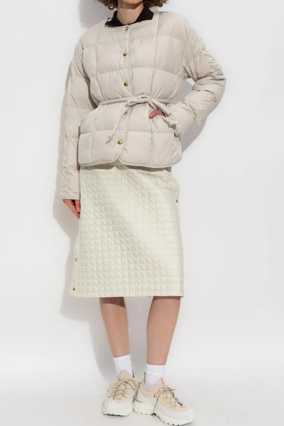 Moncler cream Down jacket "Caramagne"