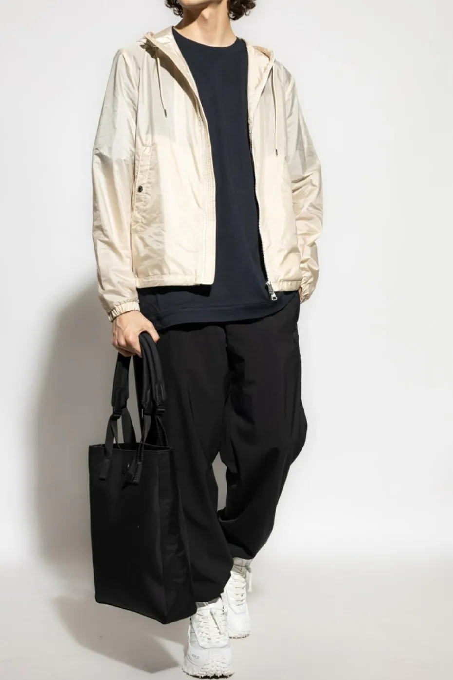 Moncler cream "Grimpeurs" jacket