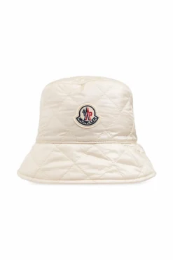 Moncler cream Hat with logo
