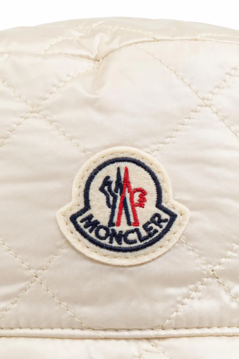 Moncler cream Hat with logo